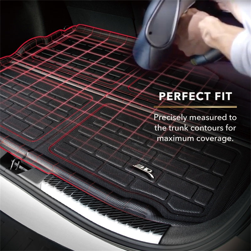3D MAXpider 2017-2019 Nissan Rogue Sport Kagu Cargo Liner - Black M1NS1051309