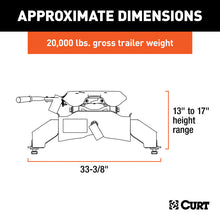 Load image into Gallery viewer, Curt A20 5th Wheel Hitch w/Ford Puck System Legs