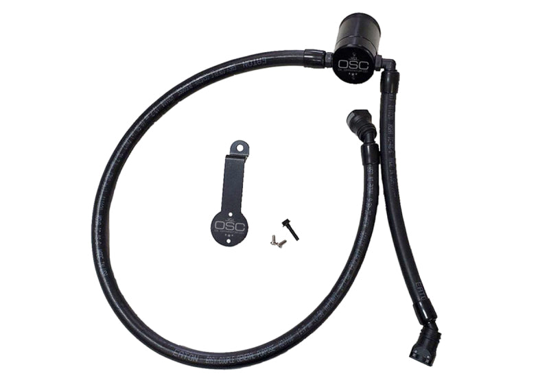 J&amp;L 18-25 Jeep Wrangler JL 3.6L Driver Side Oil Separator 3.0 - Black Anodized - GTR Auto