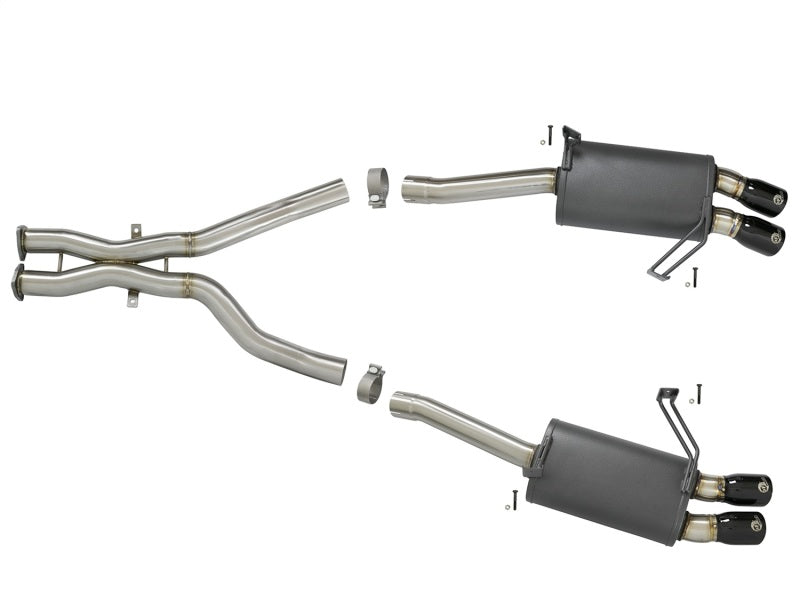 aFe MACH Force-Xp 2-1/2in 304 SS Cat-Back Exhaust w/ Black Tips 05-08 BMW Z4 M Coupe (E86) L6 3.2L - GTR Auto