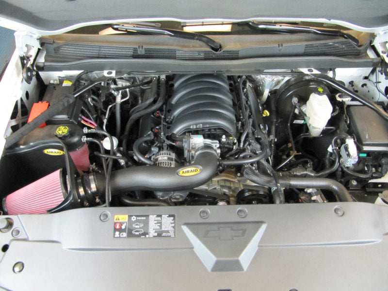 Airaid 2014 GM 1500 Pickup/ 2015 GM Tahoe/Yukon 5.3L MXP Intake System w/ Tube (Dry / Red Media) - GTR Auto