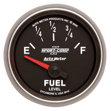 Load image into Gallery viewer, Autometer Sport-Comp II 52mm 240-33 ohms Short Sweep Electronic Fuel Level Gauge