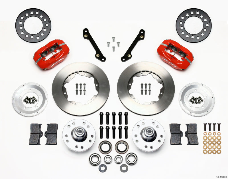 Wilwood Forged Dynalite Front Kit 11.00in Red 79-81 Camaro - GTR Auto