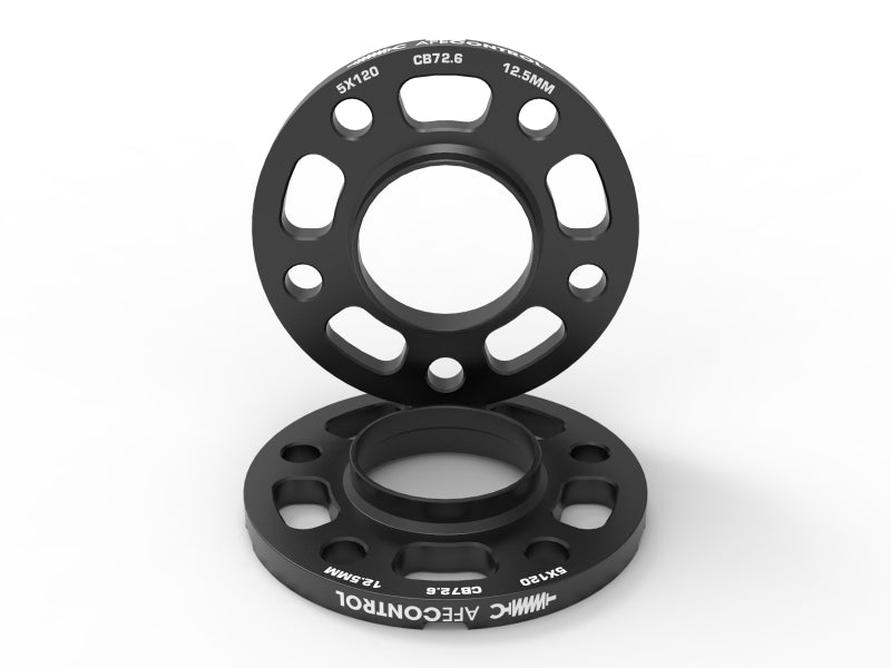 aFe CONTROL Billet Aluminum Wheel Spacers 5x120 CB72.6 12.5mm - BMW - GTR Auto