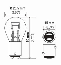 Load image into Gallery viewer, Hella Bulb 7528 12V 21/5W Bay15D S8 (2) - GTR Auto