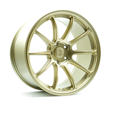 Load image into Gallery viewer, RF03RR Flow Form Gold 18x9.5 +38 5x114.3 CB73.1 Cone seat