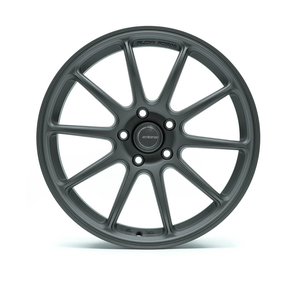 RF03RR Flow Form Matt Gunmetal 18x8.5 +35 5x114.3 CB73.1 Cone seat