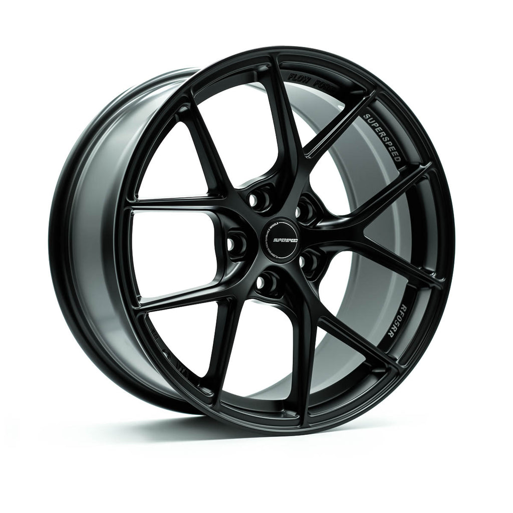 RF05RR Flow Form Matt Black 18x8.5 +35 5x112 CB66.6 Ball seat