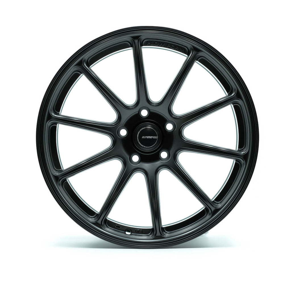 RF03RR Flow Form Matt Black 18x9.5 +35 5x120 CB72.6 Cone seat