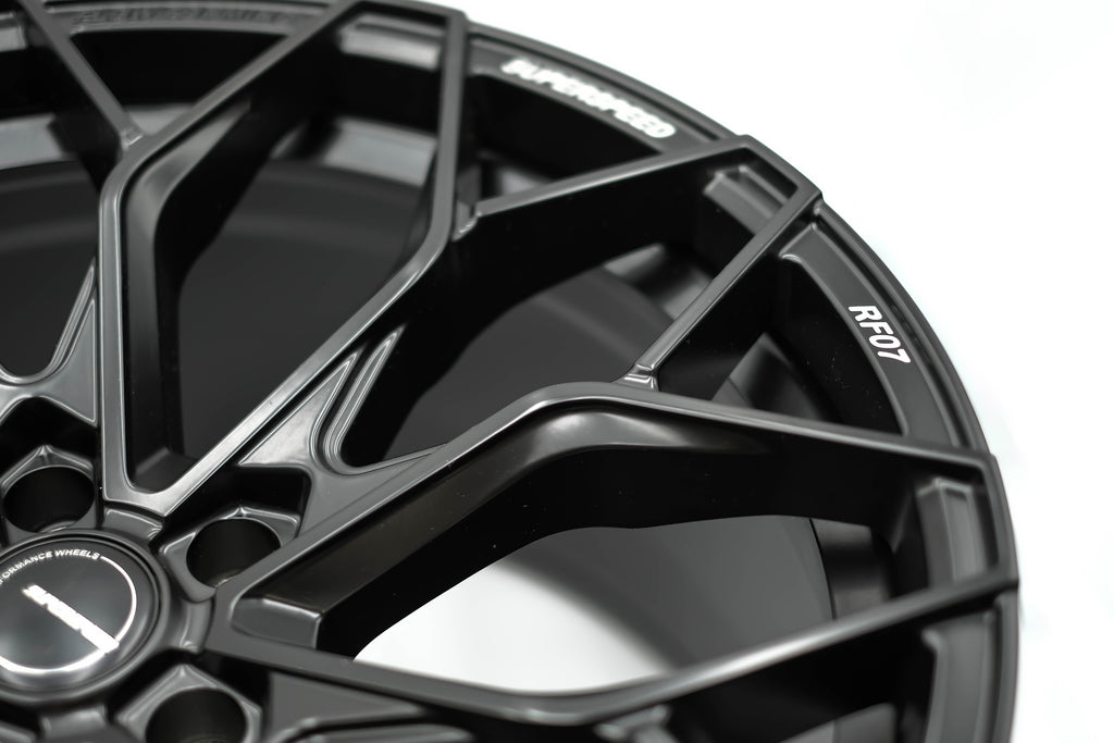 RF07 Flow Form Matt Black  20x9 +35 5x112  CB66.6 Ball seat