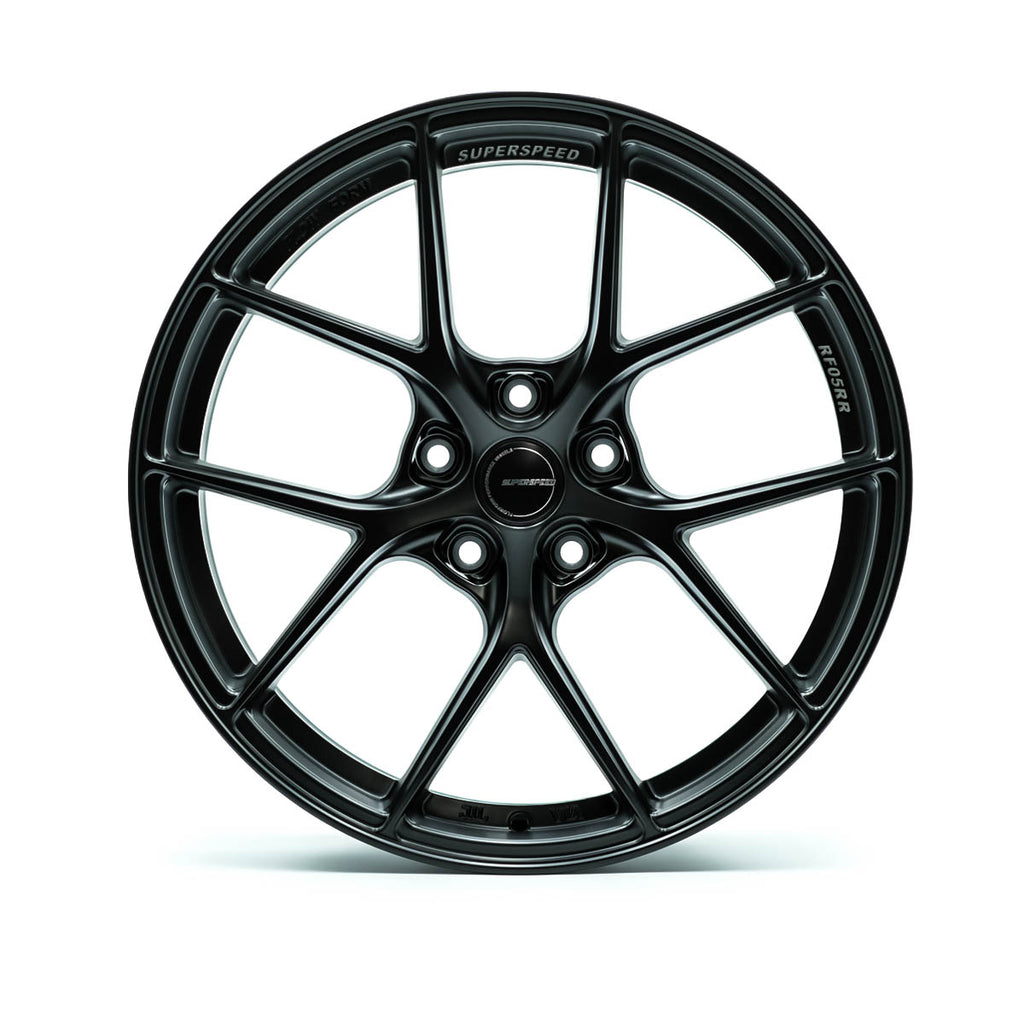 RF05RR Flow Form Matt Black 19x8.5 +35 5x120 CB72.6 Cone seat