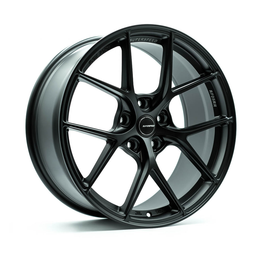 RF05RR Flow Form Matt Black 19x8.5 +32 5x114.3 CB73.1 Cone seat