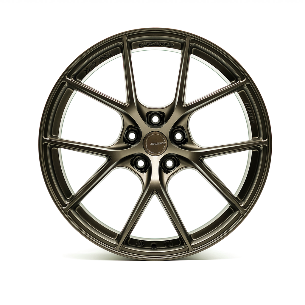 RF05RR Flow Form Satin Bronze 20x10 +40 5x120 CB74.1 Cone seat