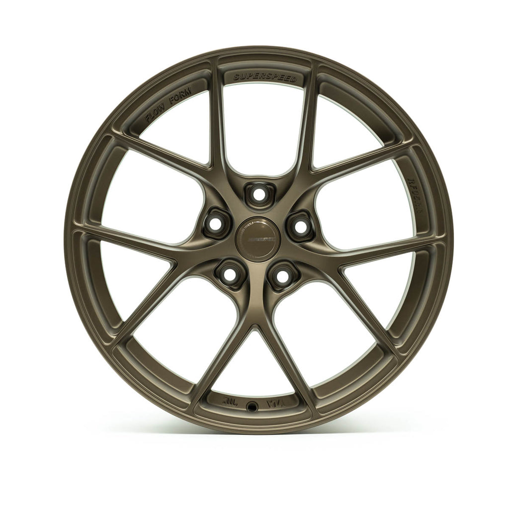 RF05RR Flow Form Satin Bronze 18x9.5 +38 5x120 CB64.1 Cone seat