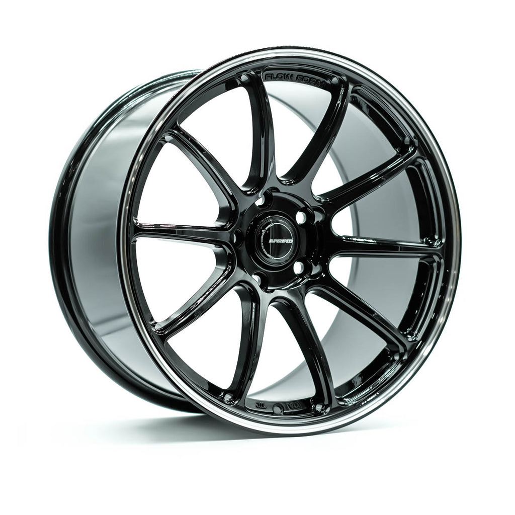 RF03RR Flow Form Black Machining 18x9.5 +38 5x114.3 CB73.1 Cone seat