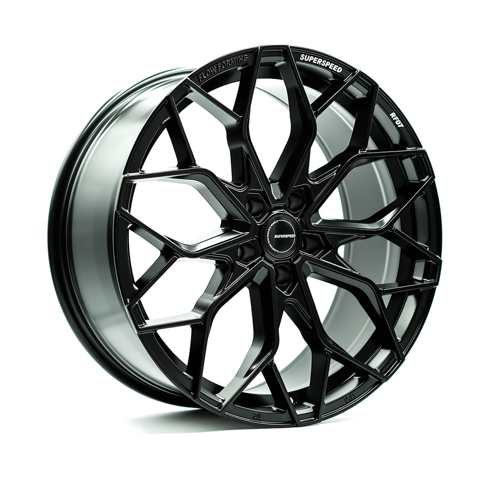 RF07 Flow Form Matt Black  20x9 +35 5x112  CB66.6 Ball seat