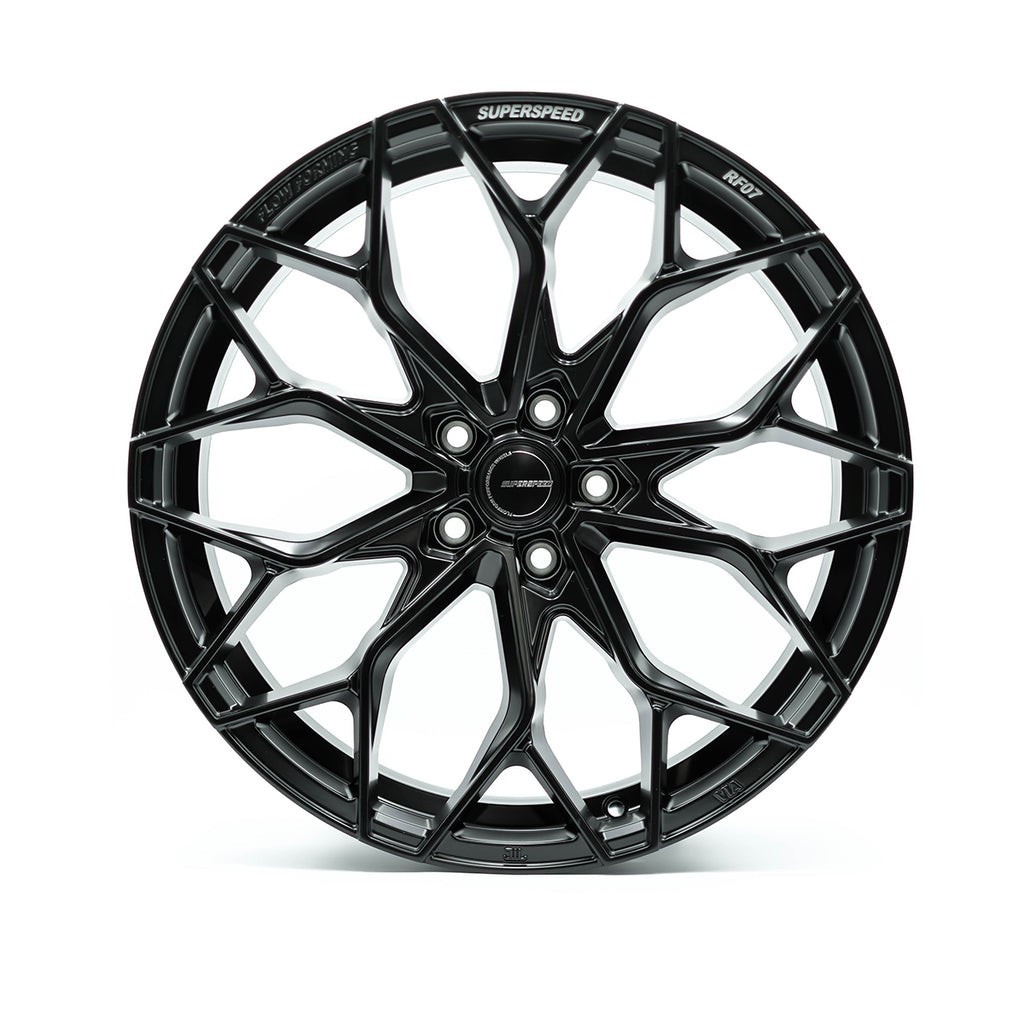 RF07 Flow Form Matt Black  20x10.5 +35 5x120  CB74.1 Cone seat
