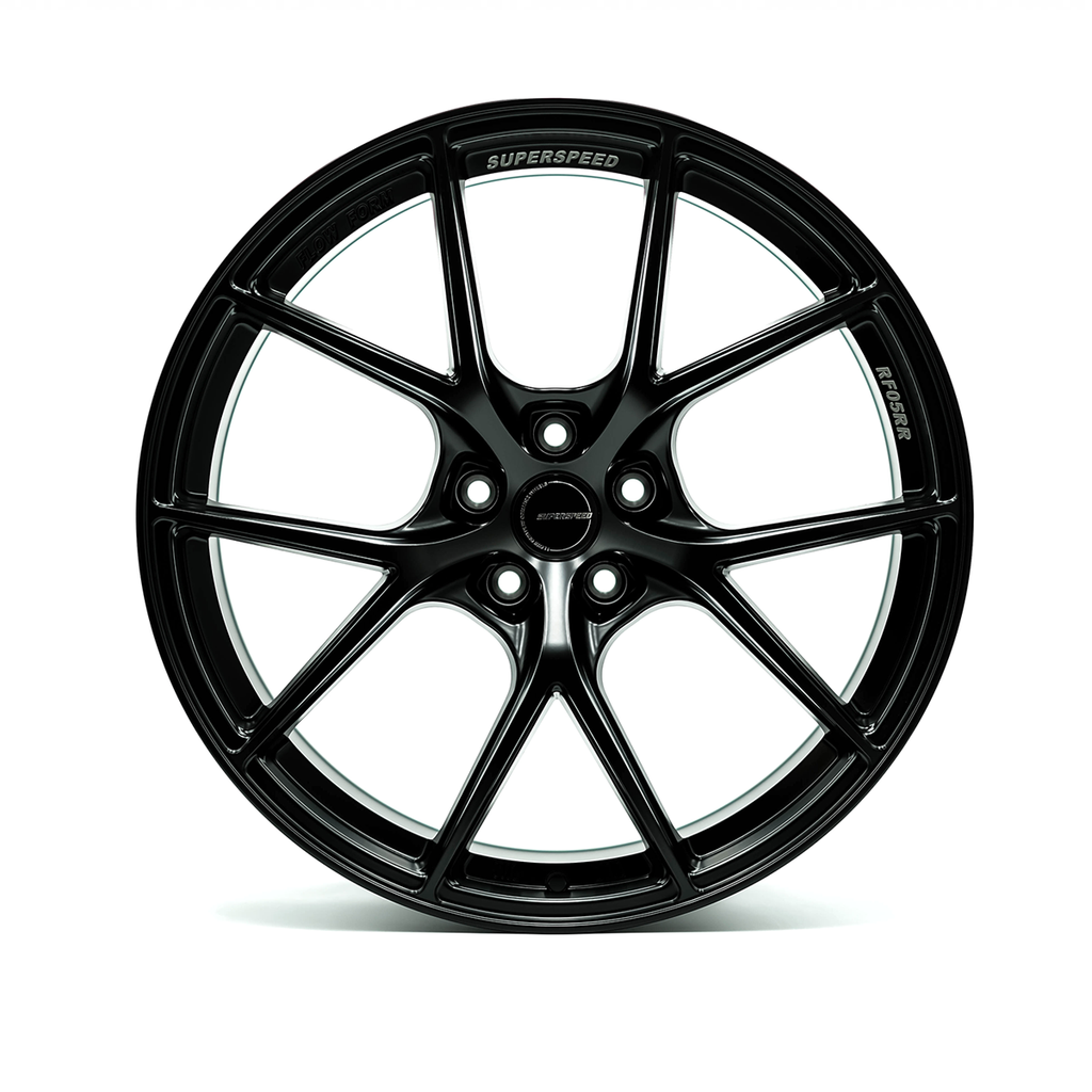 RF05RR Flow Form Matt Black 20x9.5 +35 5x114.3 CB73.1 Cone seat
