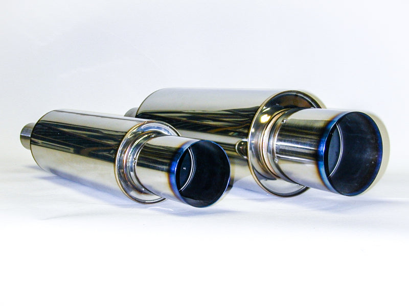 HKS Universal Stainless Hi Power 170mm Titanium Muffler - GTR Auto