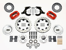 Load image into Gallery viewer, Wilwood Forged Dynalite Front Kit 11.75in Drilled Red 55-57 Chevy - GTR Auto