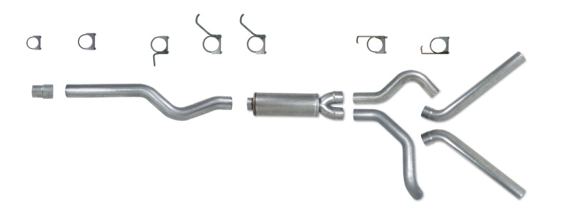 Diamond Eye KIT 4in Catback DUAL SS: 2006-2007.5 CHEVY/GMC 6.6L 2500/3500 - GTR Auto