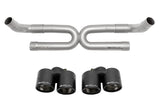 SOUL 17-19 Porsche 991.2 Carrera (Non-PSE) Perf. Exhaust w/o Drone Tubes - S Model - Carbon Tips