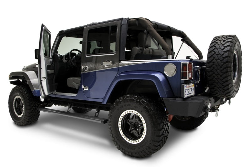 AMP Research 2007-2017 Jeep Wrangler JK 4 Door PowerStep - Black - GTR Auto