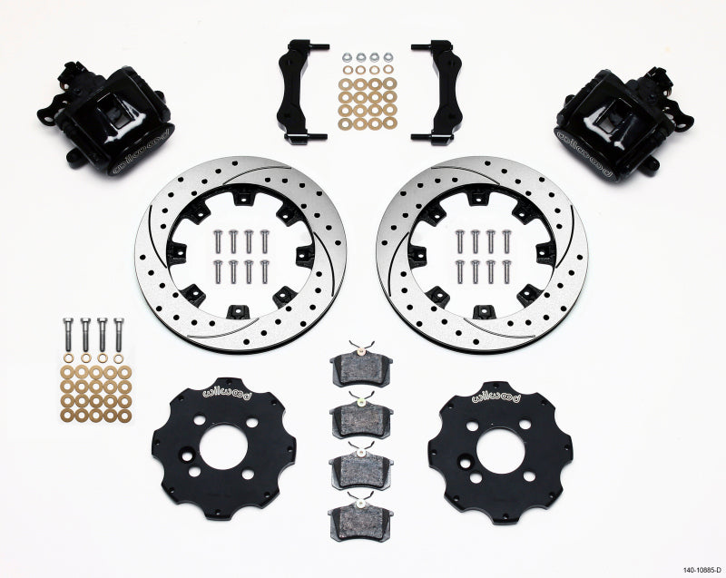Wilwood Combination Parking Brake Rear Kit 11.75in Drilled Mini Cooper - GTR Auto
