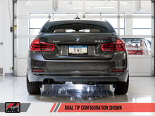 Load image into Gallery viewer, AWE Tuning BMW F3X 28i / 30i Touring Edition Axle-Back Exhaust Single Side - 80mm Black Tips - GTR Auto