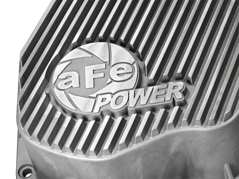 aFe Rear Differential Cover (Raw; Street Series); Dodge Diesel Trucks 94-02 L6-5.9L (td) - GTR Auto