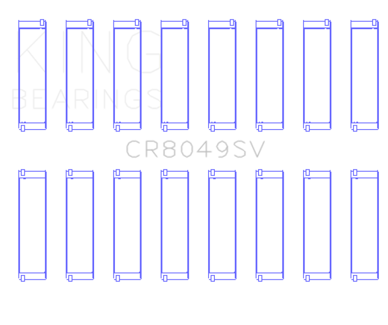 King Engine Bearings 08-11 BMW N62/N63/S63 Rod Bearing Set - GTR Auto