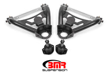Load image into Gallery viewer, BMR 64-72 A-Body Pro-Touring Upper A-Arms w/ Tall Ball Joint (Delrin) - Black Hammertone - GTR Auto