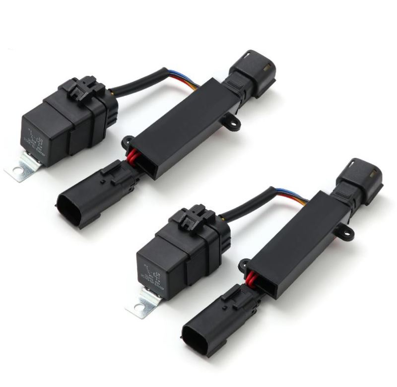 AlphaRex 16-18 GMC Sierra Stock LED Headlights to AlphaRex Projector Headlight Converters - GTR Auto