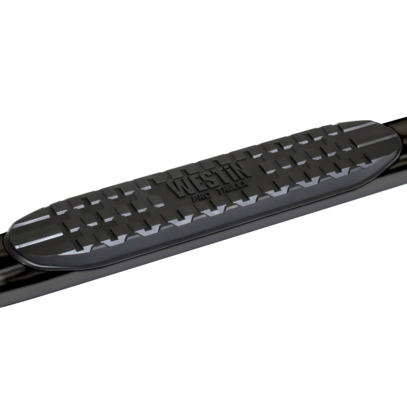 Westin 2007-2013 Chevy Silverado 1500 Reg Cab PRO TRAXX 4 Oval Nerf Step Bars - Black - GTR Auto
