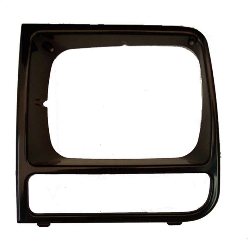 Omix LH Black Headlight Bezel 97-01 Jeep Cherokee (XJ) - GTR Auto