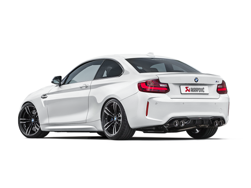 Akrapovic 16-17 BMW M2 F87 (Excl M2 Competition) Evolution Line Cat Back (Titanium) w/Carbon Tips - GTR Auto