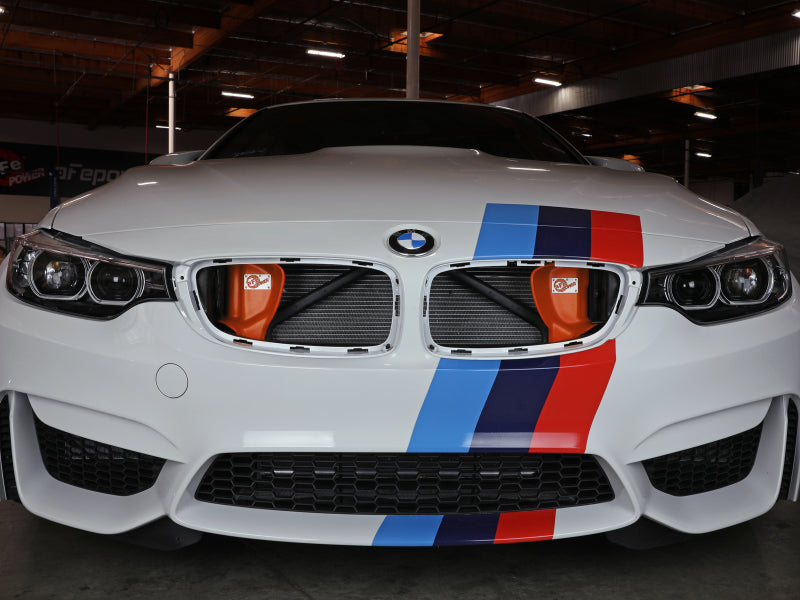 aFe Magnum FORCE Dynamic Air Scoop 15-18 BMW M3/15-20 M4 - Orange - GTR Auto