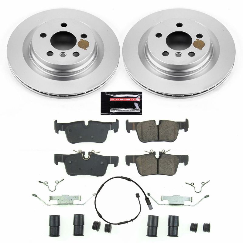 Power Stop 16-19 BMW X1 Rear Z23 Evolution Sport Coated Brake Kit CRK7899