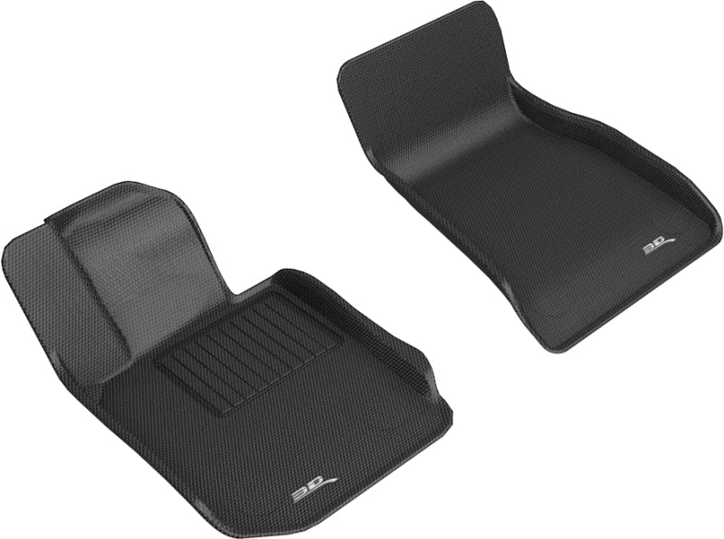 3D MAXpider 2019-2020 BMW 3 Series (G20) Kagu 1st Row Floormat - Black - GTR Auto