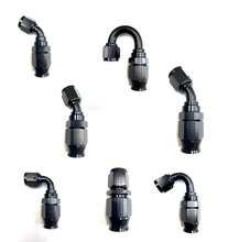 Load image into Gallery viewer, Fragola -8AN Race-Rite Reusable PTFE Hose End 120 Degree
