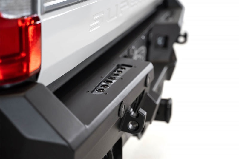 Addictive Desert Designs 17-20 Ford Super Duty Bomber HD Rear Bumper w/ Mounts For Cube Lights - GTR Auto