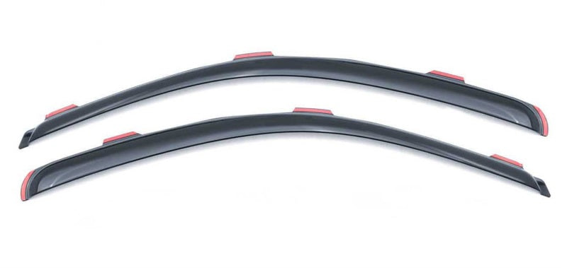 AVS 16-18 Honda Civic Coupe Ventvisor In-Channel Window Deflectors 2pc - Smoke - GTR Auto