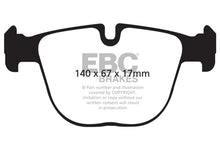 Load image into Gallery viewer, EBC 10+ BMW X5M 4.4 Twin Turbo Yellowstuff Rear Brake Pads - GTR Auto