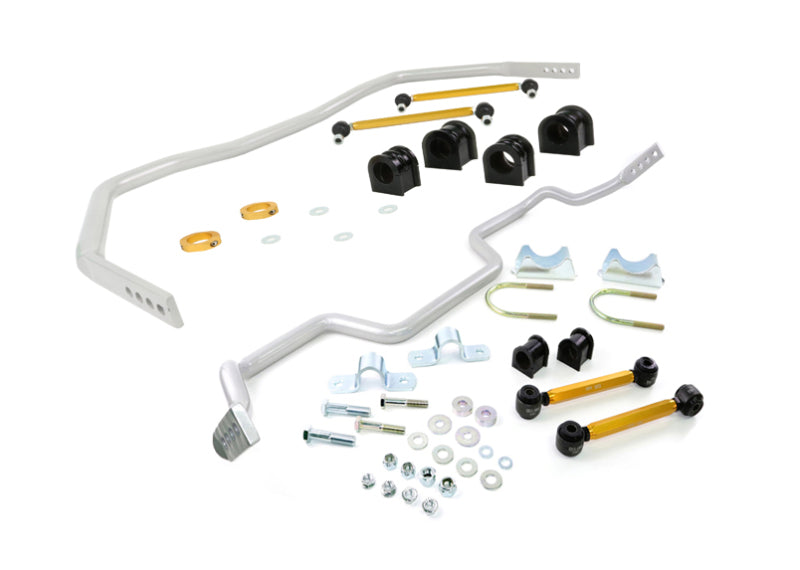 Whiteline 05-14 Ford Mustang (Incl. GT) Front & Rear Sway Bar Kit - GTR Auto