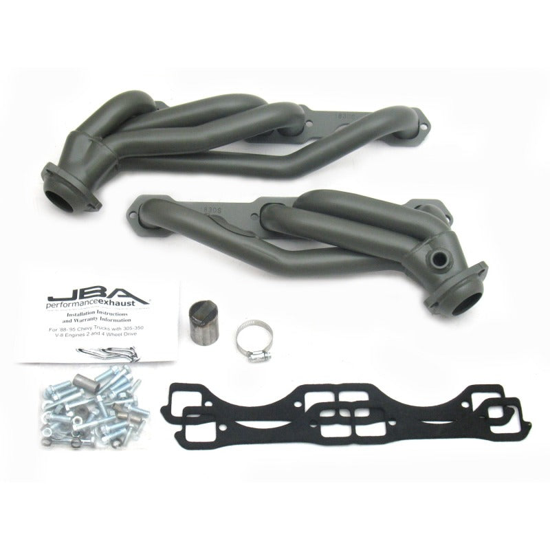 JBA 86-95 GM Truck 5.0L/5.7L SBC w/o A.I.R. 1-1/2in Primary Ti Ctd Cat4Ward Header