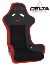 Load image into Gallery viewer, PRP Delta Composite Seat- Black/Red (PRP Red Outline/Delta Red- Red Stitching/201-263-201-237)