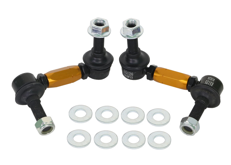 Whiteline 03+ Nissan 350z Z33 / 07-08 Infiniti G35 (Exc AWD) Fr Swaybar-Link Assy HD Adj Steel Ball - GTR Auto
