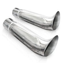 Load image into Gallery viewer, Stainless Works Elf Ear Exhaust Tips 2 1/4in Body 2 1/4in ID Inlet