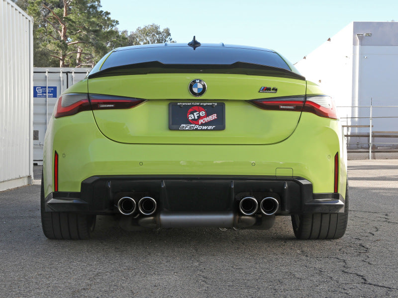 aFe MACHForce XP Exhausts Cat-Back SS 21 BMW M2 Competition L6-3.0L w/Polished Tips - GTR Auto