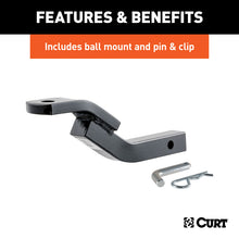 Load image into Gallery viewer, Curt 00-04 Jaguar S Type Class 2 Trailer Hitch w/1-1/4in Ball Mount BOXED